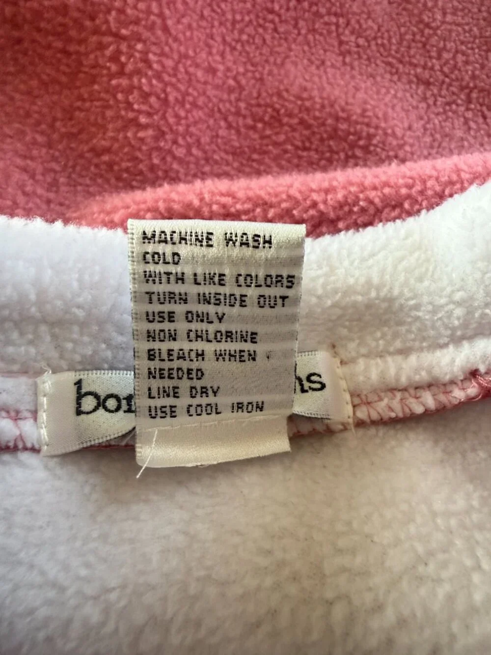 Bonnie Evans Petites dusty rose fleece embellished snowflake sweater size PL